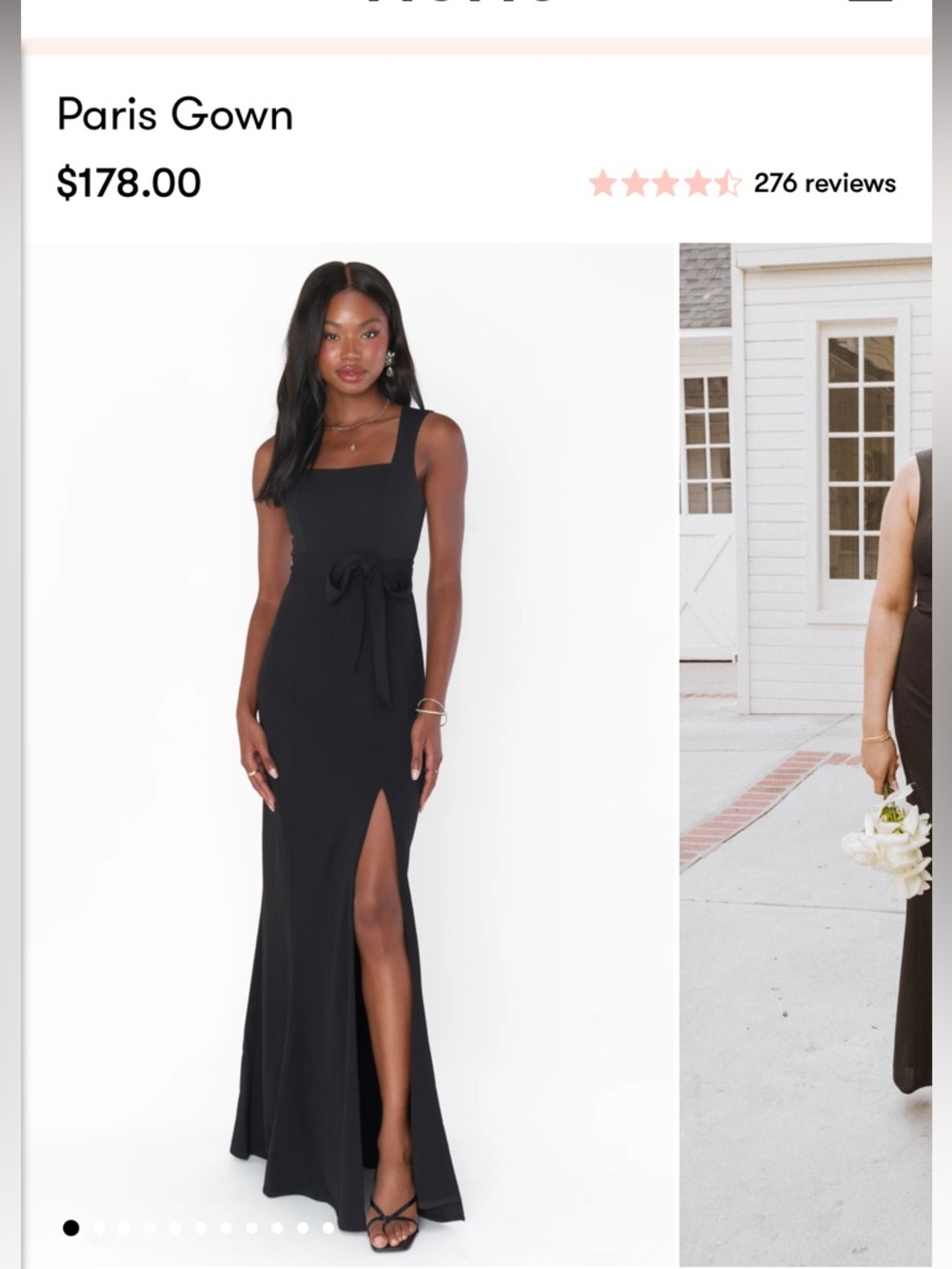 Show Me Your MuMu Black Sleeveless Maxi with Sash